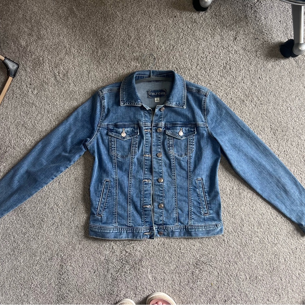 Maurices Denim Jacket Light Blue Wash